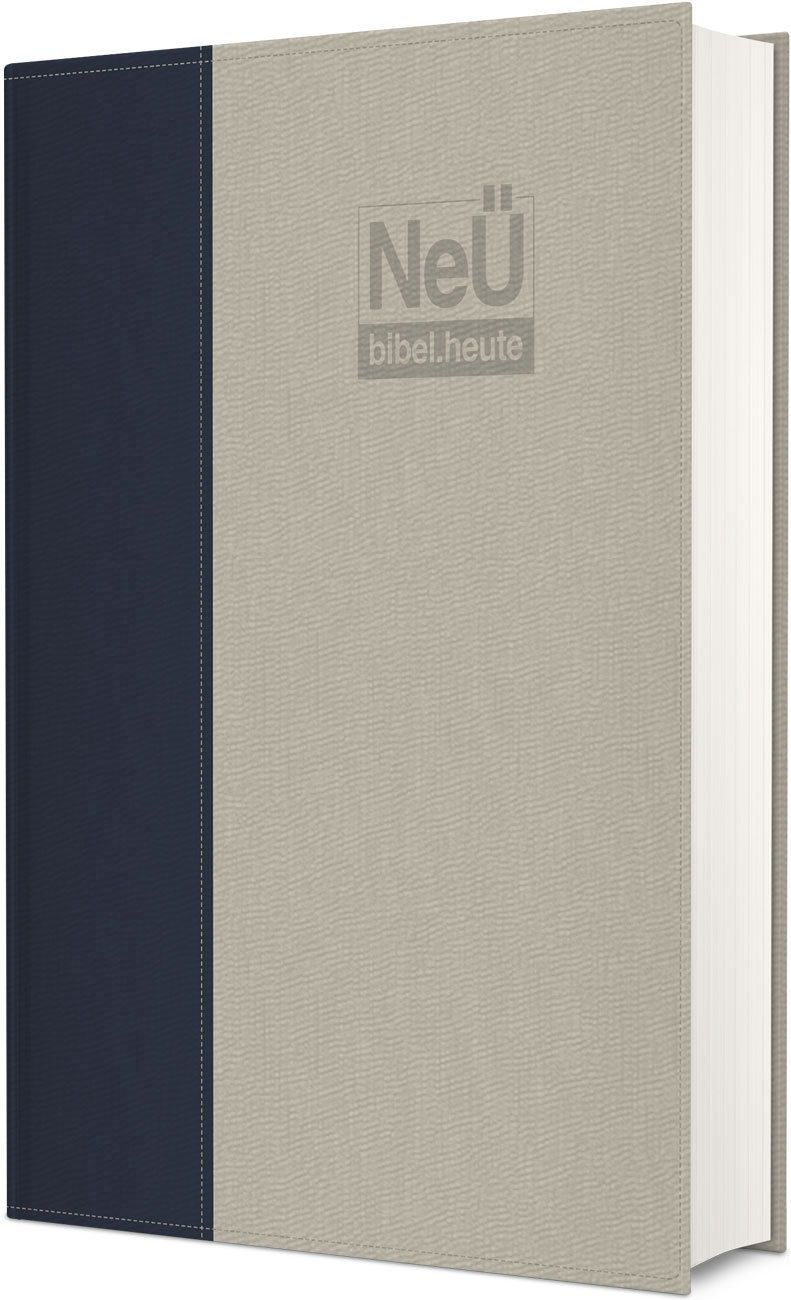 NeÜ Bibel.heute - Taschenausgabe - blau/grau